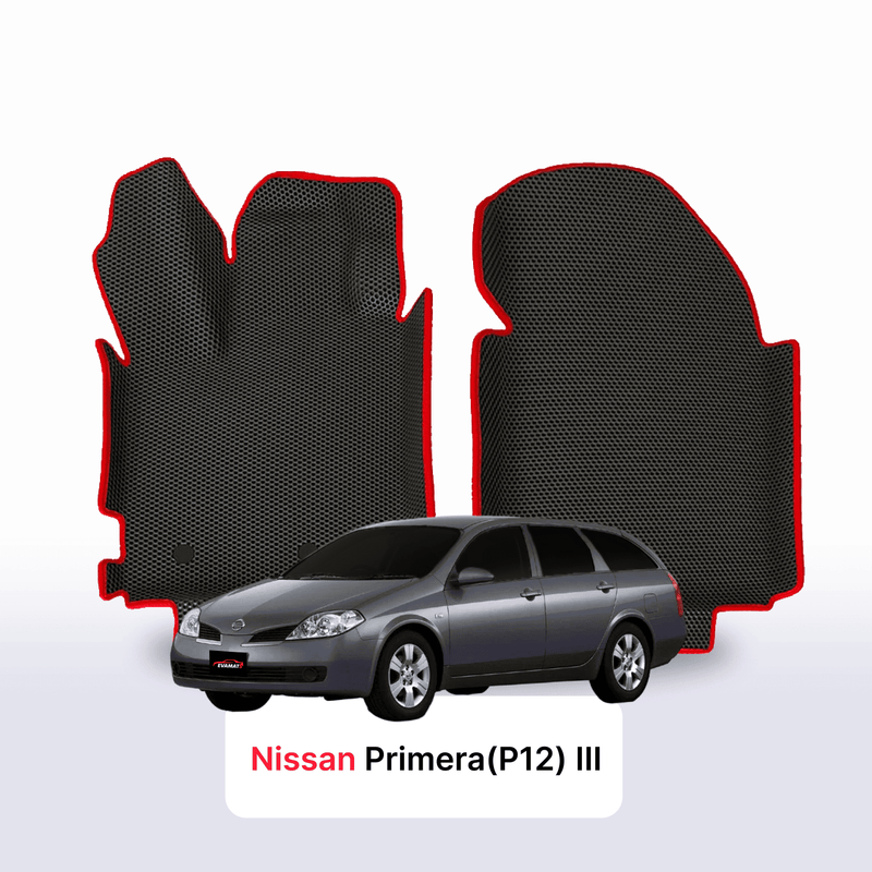 Car mats EVA for Nissan Primera(P12) III gen 2001-2008 year STATION WAGON