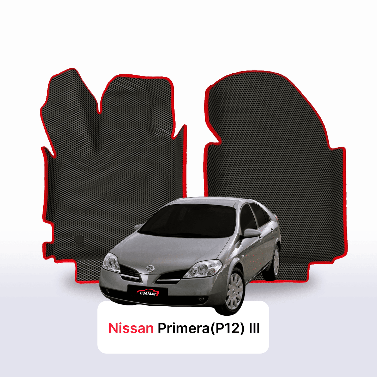 Car mats EVA for Nissan Primera(P12) III gen 2001-2008 year LIFTBACK