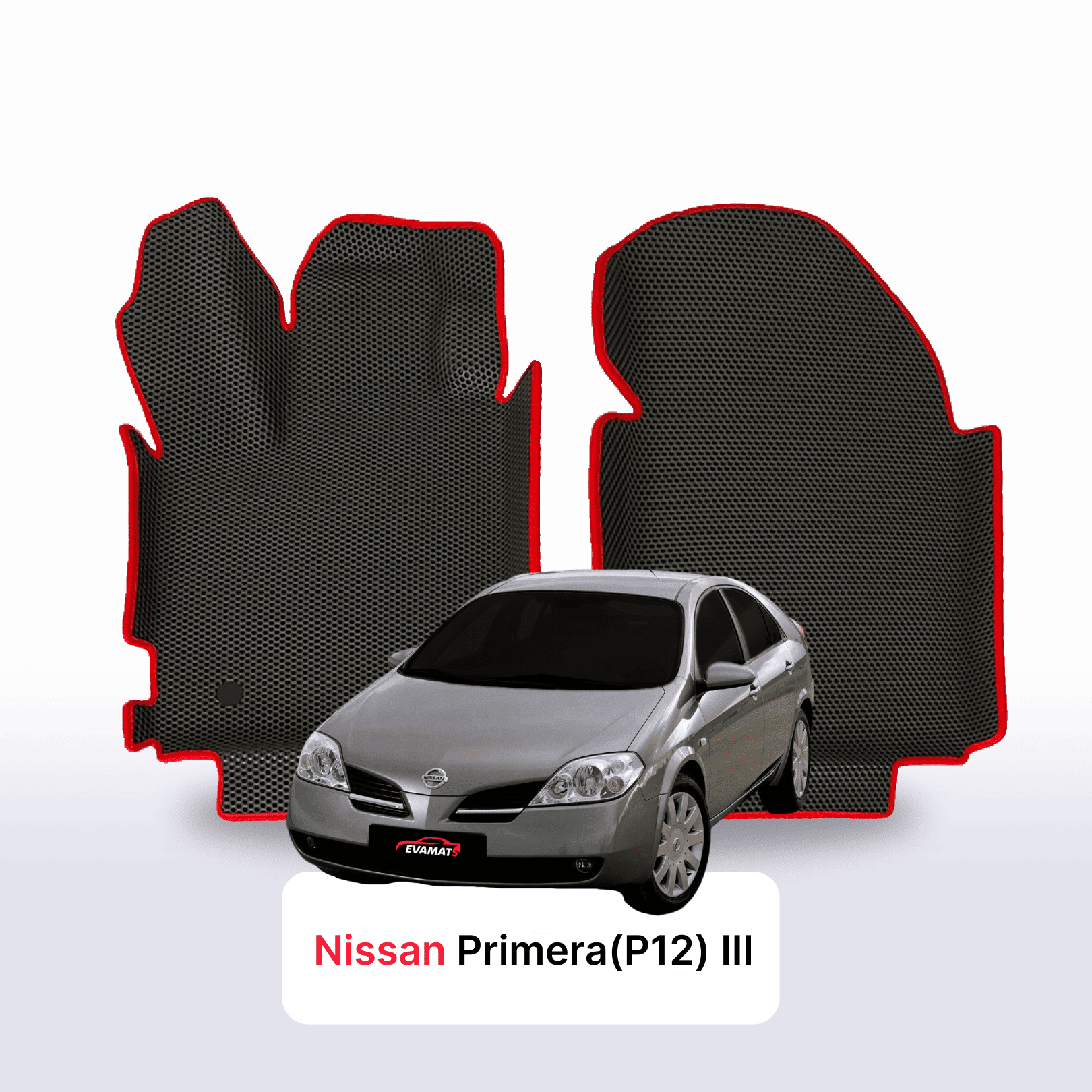 Car mats EVA for Nissan Primera(P12) III gen 2001-2008 year LIFTBACK