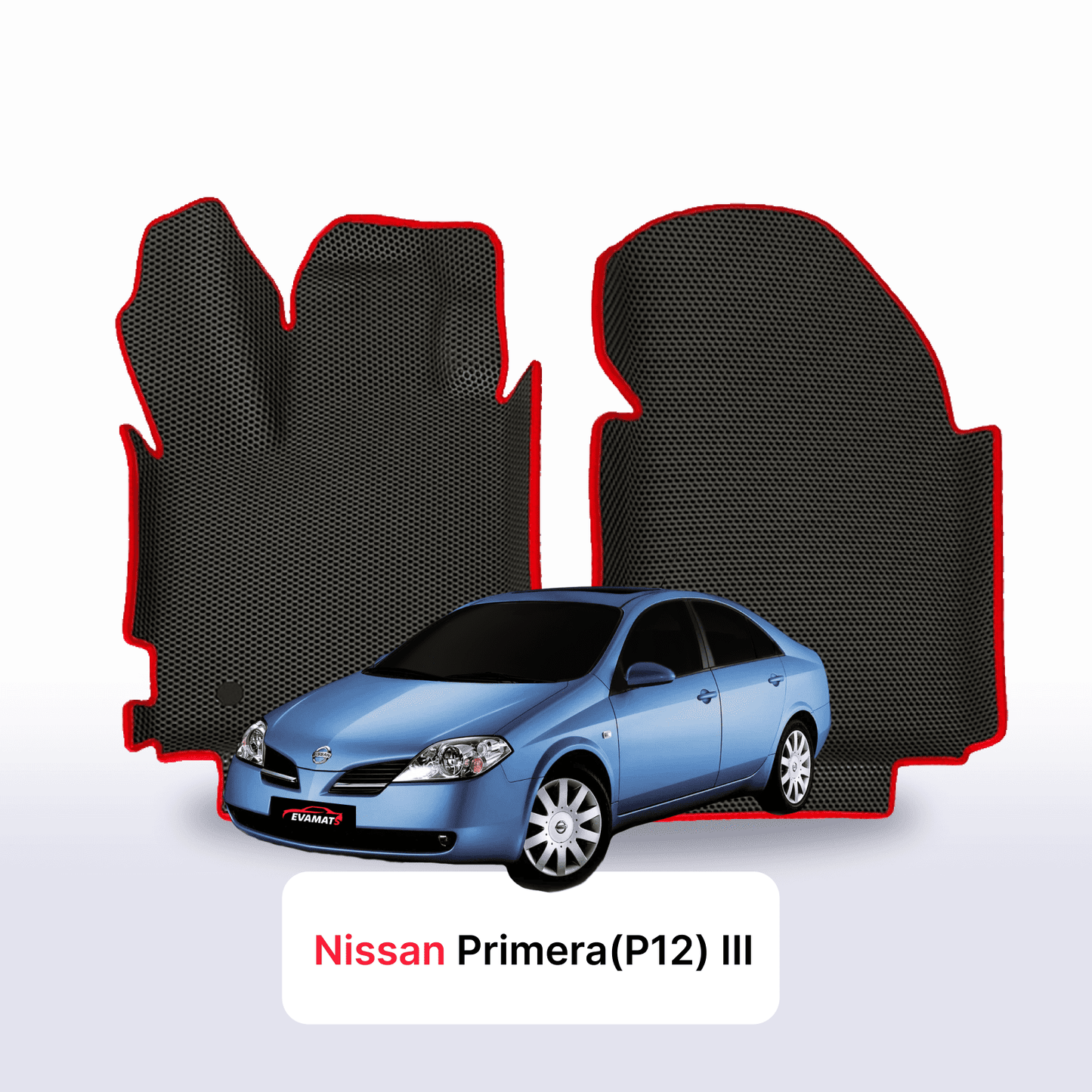 Car mats EVA for Nissan Primera(P12) III gen 2001-2008 year SEDAN