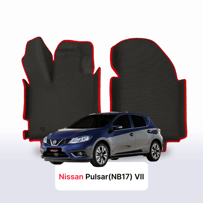 Car mats EVA for Nissan Pulsar(NB17) VII gen 2014-2018 year HATCHBACK 5 door