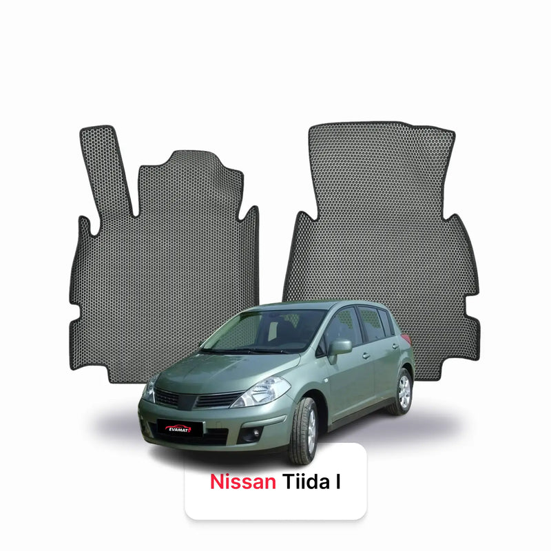 Car mats EVA for Nissan Tiida I gen 2004-2012 year HATCHBACK 5 door