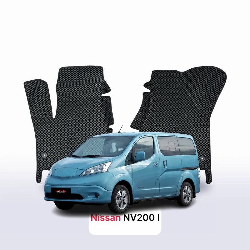 Car mats EVA for Nissan e-NV200 I gen 2014-2021 year MINIVAN