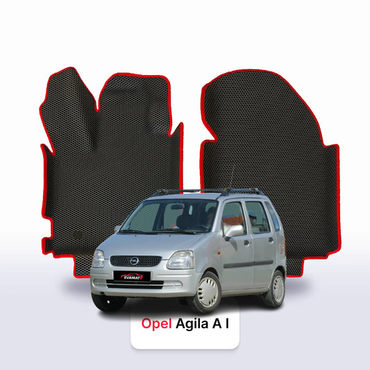 Car mats EVA for Opel Agila A 1 gen 2000-2007 year HATCHBACK 5 door