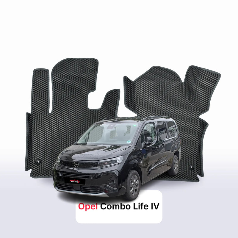 Car mats EVA for Opel Combo Life 4 gen 2018-2027 year MINIVAN