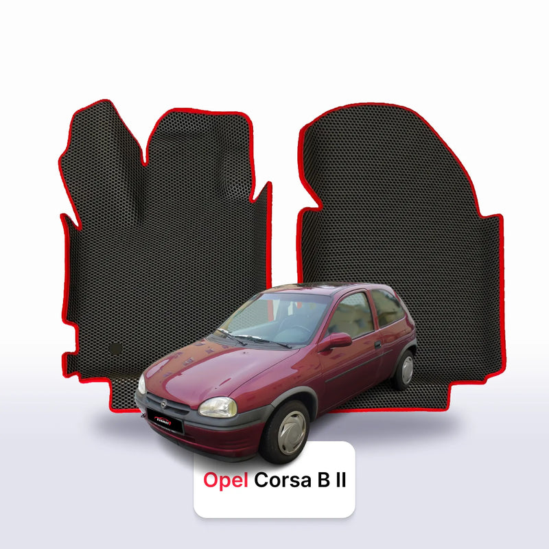 Car mats EVA for Opel Corsa B 2 gen 1993-2000 year HATCHBACK 3 door