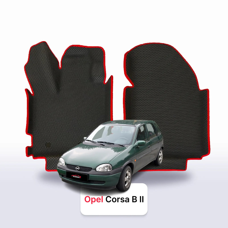 Car mats EVA for Opel Corsa B 2 gen 1993-2000 year HATCHBACK 5 door