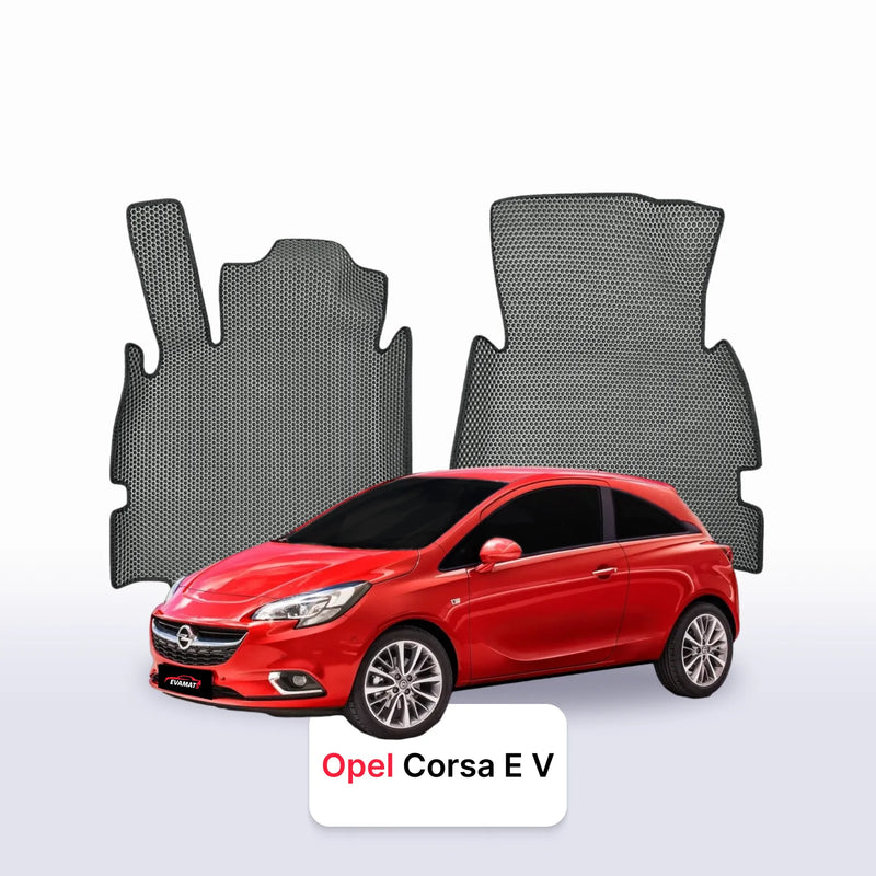Car mats EVA for Opel Corsa E 5 gen 2014-2019 year HATCHBACK 3 door