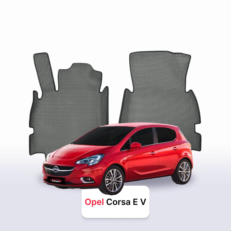 Car mats EVA for Opel Corsa E 5 gen 2014-2019 year HATCHBACK 5 door