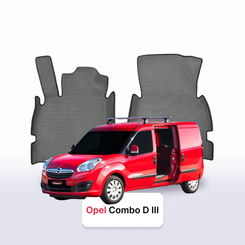 Car mats EVA for Opel Combo D 3 gen 2011-2017 year VAN LWB