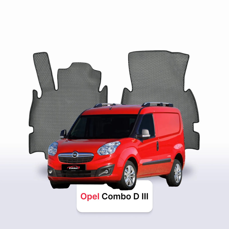 Car mats EVA for Opel Combo D 3 gen 2011-2017 year VAN SWB