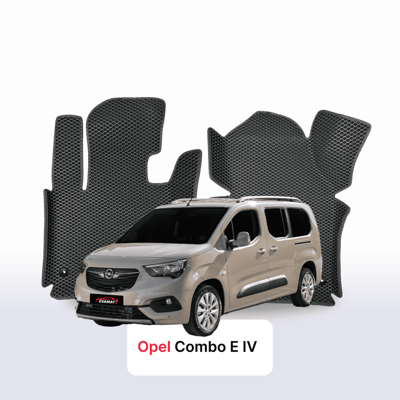 Car mats EVA for Opel Combo E 4 gen 2018-2027 year Minivan XL