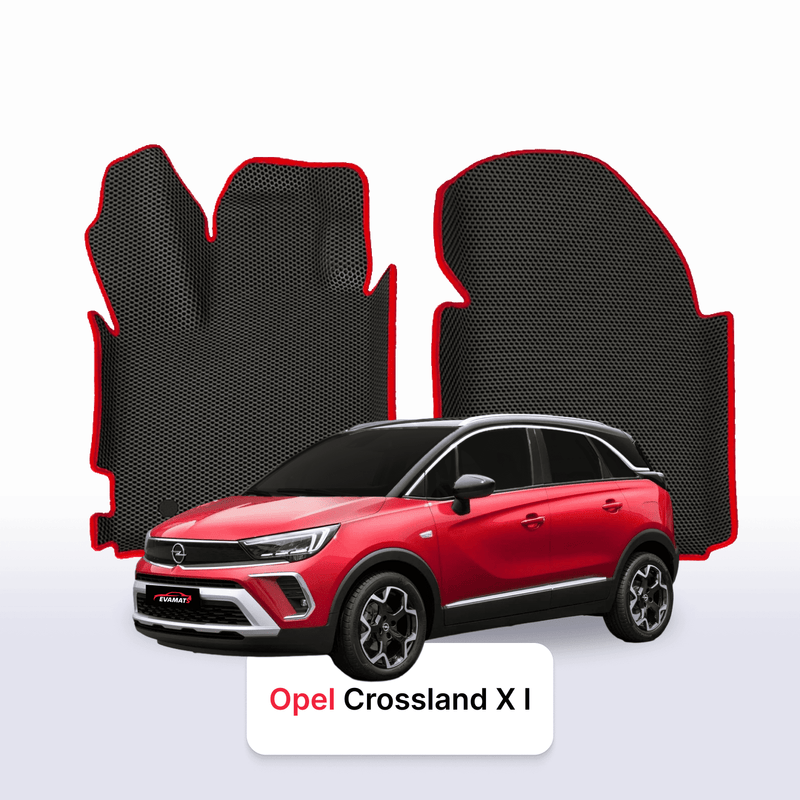 Car mats EVA for Opel Crossland X 1 gen 2017-2025 year SUV