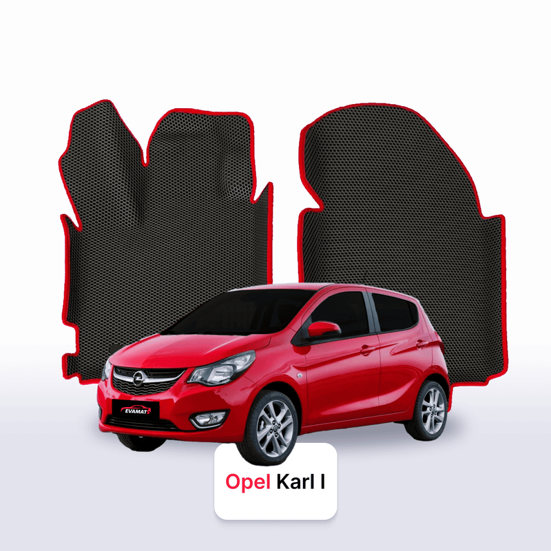 Car mats EVA for Opel Karl 1 gen 2015-2019 year HATCHBACK 5 door