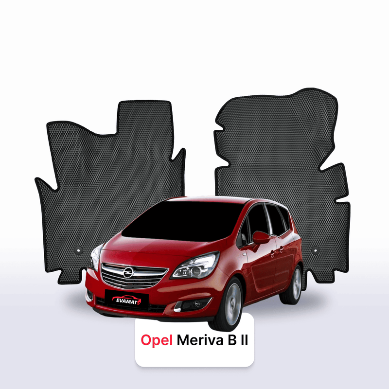 Car mats EVA for Opel Meriva B 2 gen 2010-2018 year MINIVAN