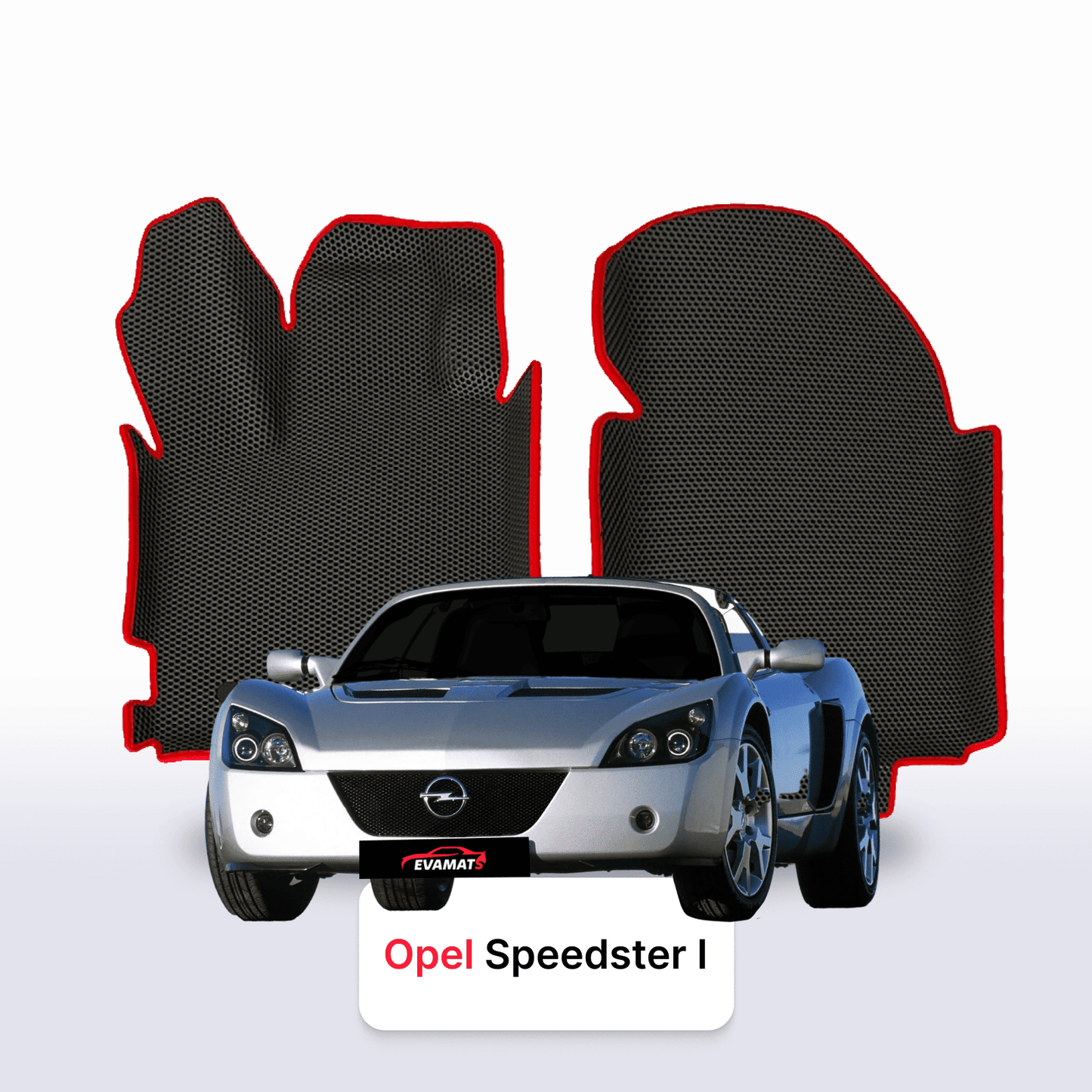 Car mats EVA for Opel Speedster 1 gen 2000-2005 year TARGA