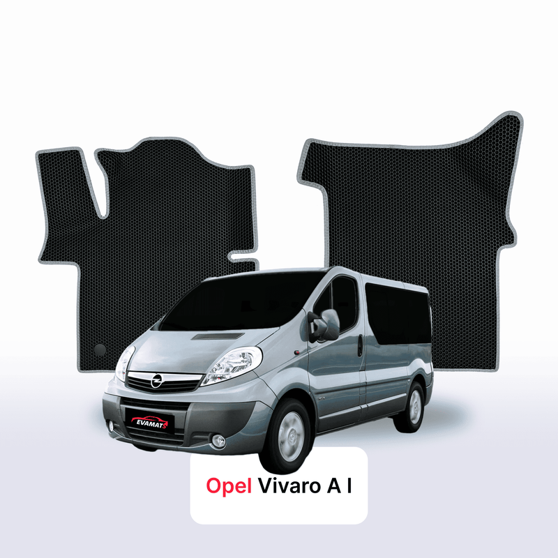 Car mats EVA for Opel Vivaro A 1 gen 2001-2014 year MINIVAN