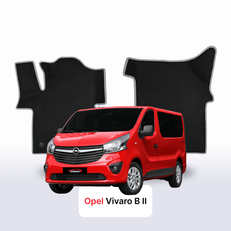 Car mats EVA for Opel Vivaro B 2 gen 2014-2019 year MINIVAN