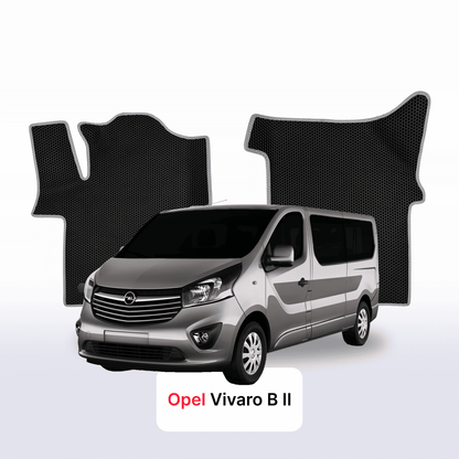 Car mats EVA for Opel Vivaro B 2 gen 2014-2019 year MINIVAN LONG