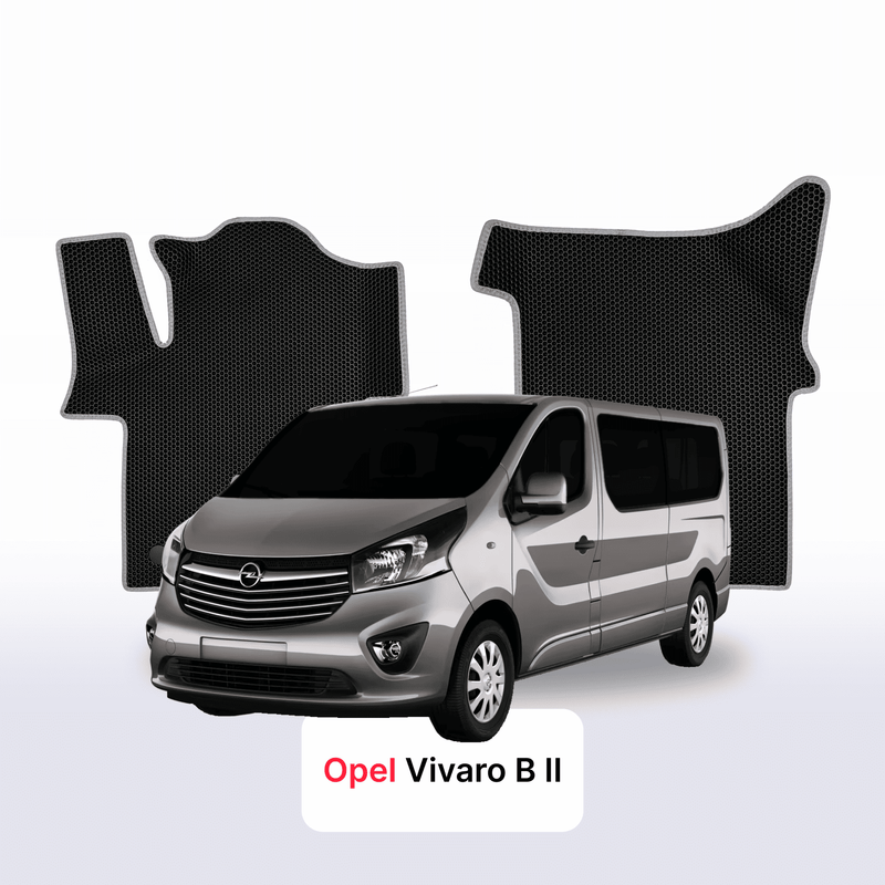 Car mats EVA for Opel Vivaro B 2 gen 2014-2019 year MINIVAN LONG