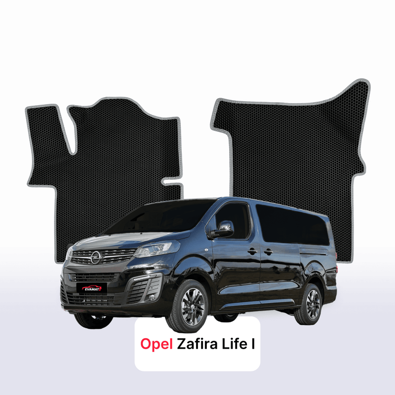Car mats EVA for Opel Zafira Life 1 gen 2019-2027 year MINIVAN L