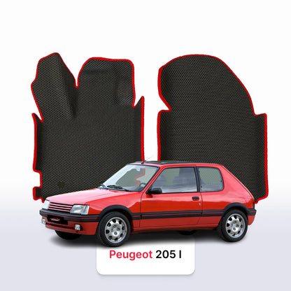 Car mats EVA for Peugeot 205 1 gen 1983-1998 year HATCHBACK 3 door