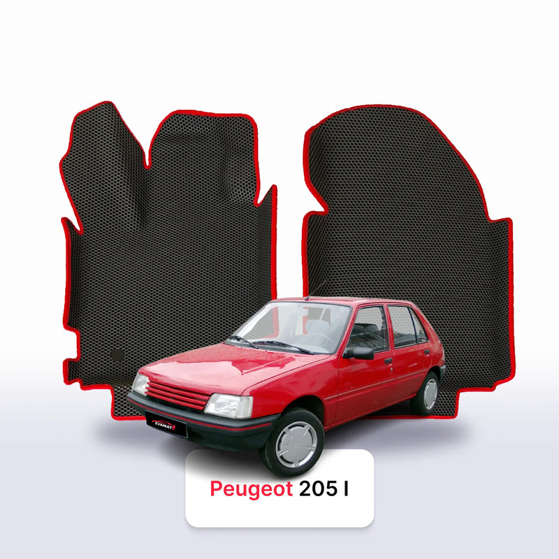 Car mats EVA for Peugeot 205 1 gen 1983-1998 year HATCHBACK 5 door