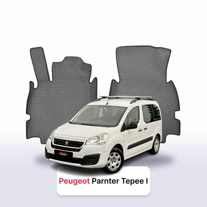 Car mats EVA for Peugeot Partner Tepee 2 gen 2008-2018 year STATION WAGONVAN