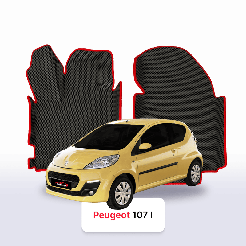Car mats EVA for Peugeot 107(AMT) 1 gen 2005-2014 year HATCHBACK 3 door