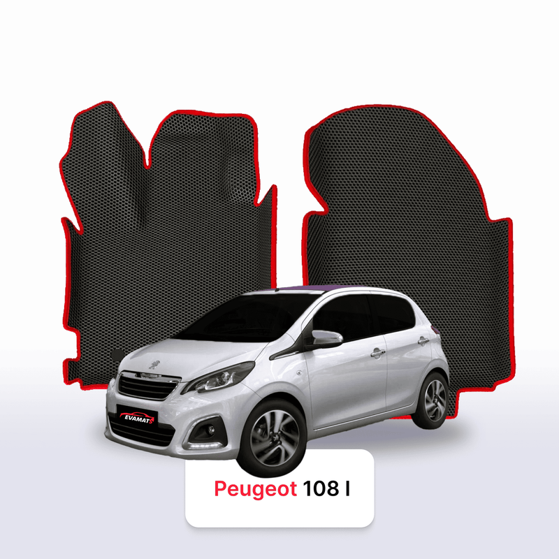 Car mats EVA for Peugeot 108 1 gen 2014-2021 year HATCHBACK 5 door