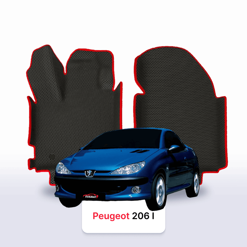 Car mats EVA for Peugeot 206(MT) 1 gen 1998-2012 year CABRIO