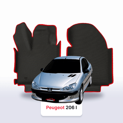 Car mats EVA for Peugeot 206(MT) 1 gen 1998-2012 year SEDAN