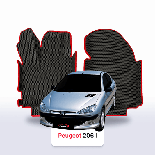 Car mats EVA for Peugeot 206(MT) 1 gen 1998-2012 year SEDAN