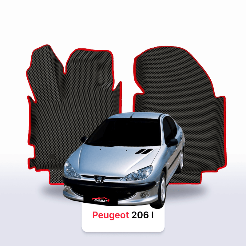 Car mats EVA for Peugeot 206(MT) 1 gen 1998-2012 year SEDAN