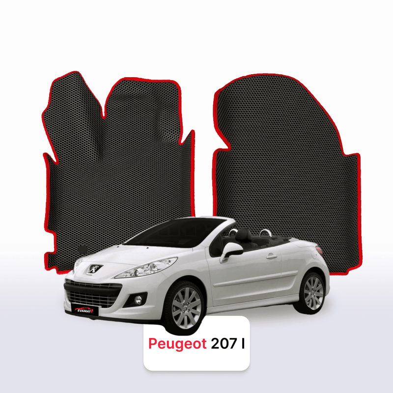 Car mats EVA for Peugeot 207(MT) 1 gen 2006-2015 year CABRIO