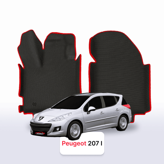 Car mats EVA for Peugeot 207(MT) 1 gen 2006-2015 year STATION WAGON