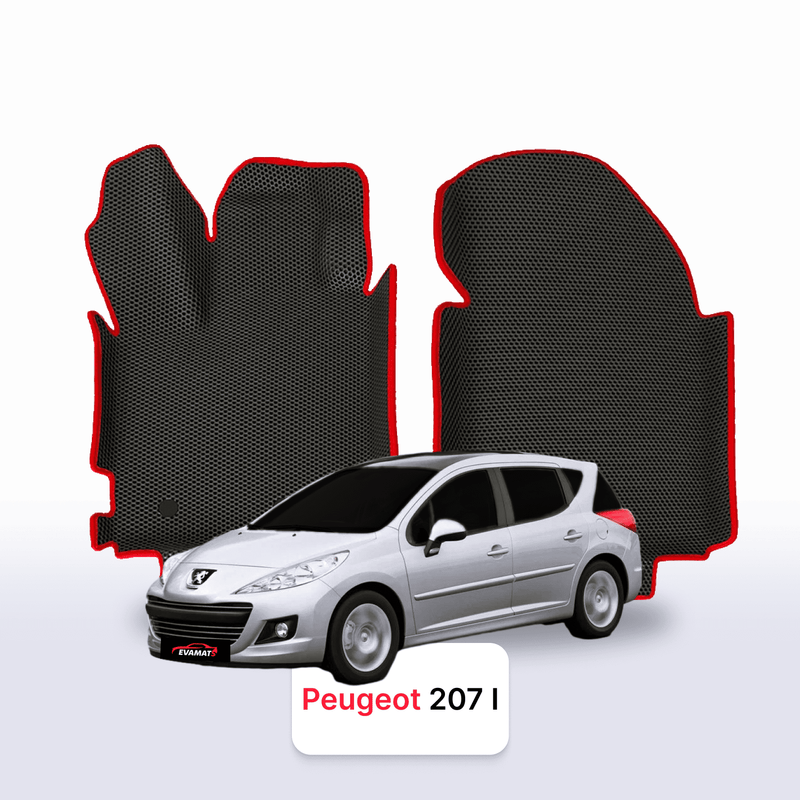 Car mats EVA for Peugeot 207(MT) 1 gen 2006-2015 year STATION WAGON