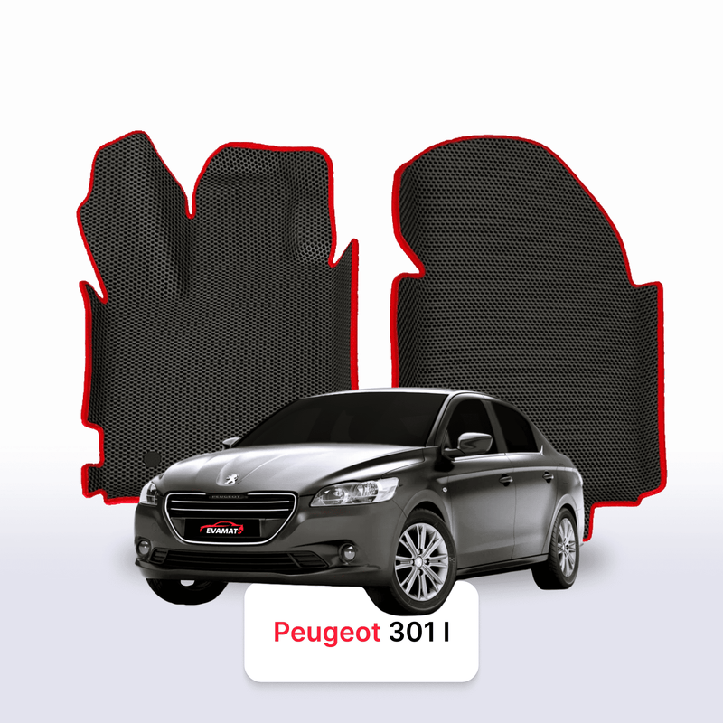 Car mats EVA for Peugeot 301(MT) 1 gen 2012-2028 year SEDAN
