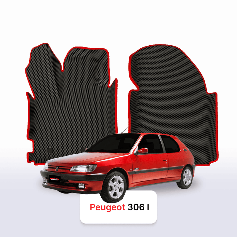 Car mats EVA for Peugeot 306(MT) 1 gen 1993-2002 year HATCHBACK 3 door
