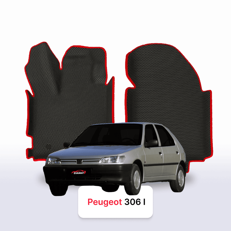 Car mats EVA for Peugeot 306(MT) 1 gen 1993-2002 year HATCHBACK 5 door