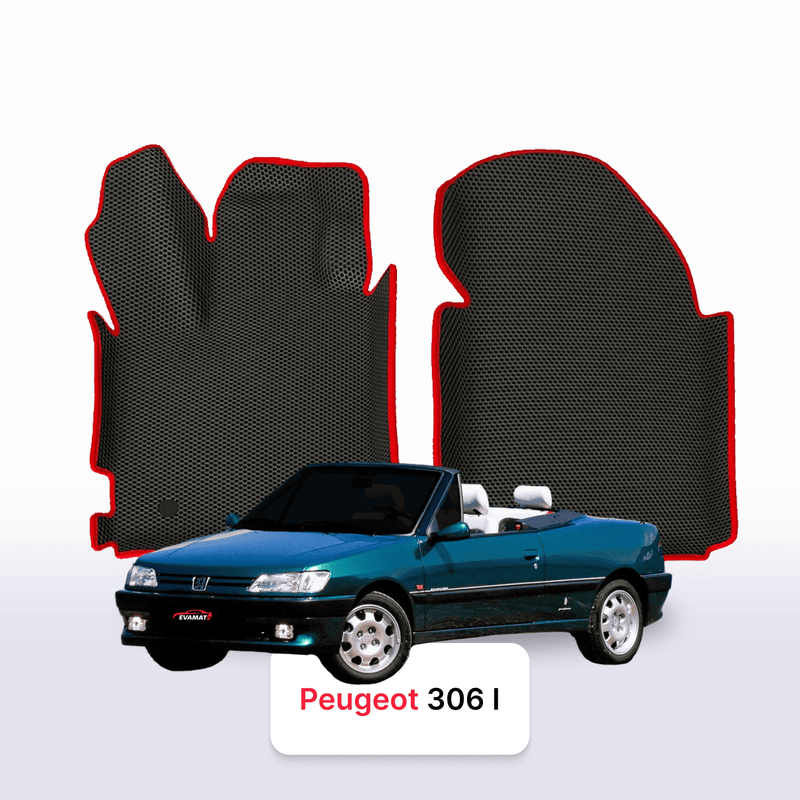 Car mats EVA for Peugeot 306(MT) 1 gen 1993-2002 year CABRIO