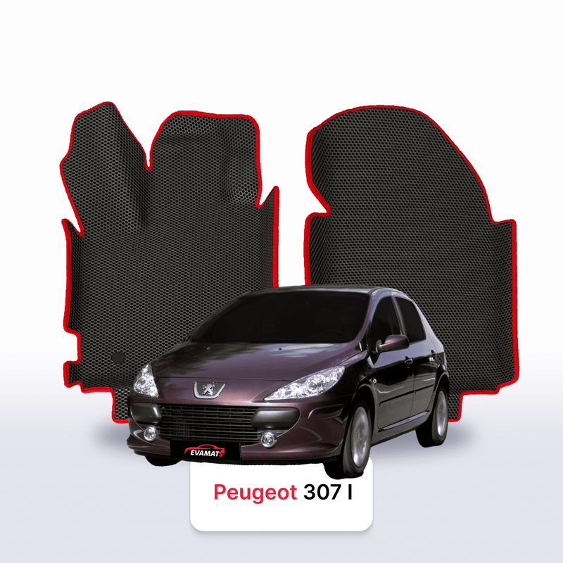 Car mats EVA for Peugeot 307(MT) 1 gen 2001-2008 year HATCHBACK 5 door