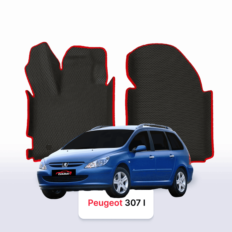 Car mats EVA for Peugeot 307(MT) 1 gen 2001-2008 year STATION WAGON