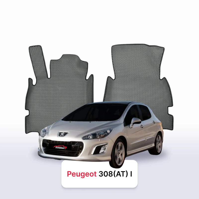 Car mats EVA for Peugeot 308(AT) 1 gen 2007-2015 year HATCHBACK 5 door