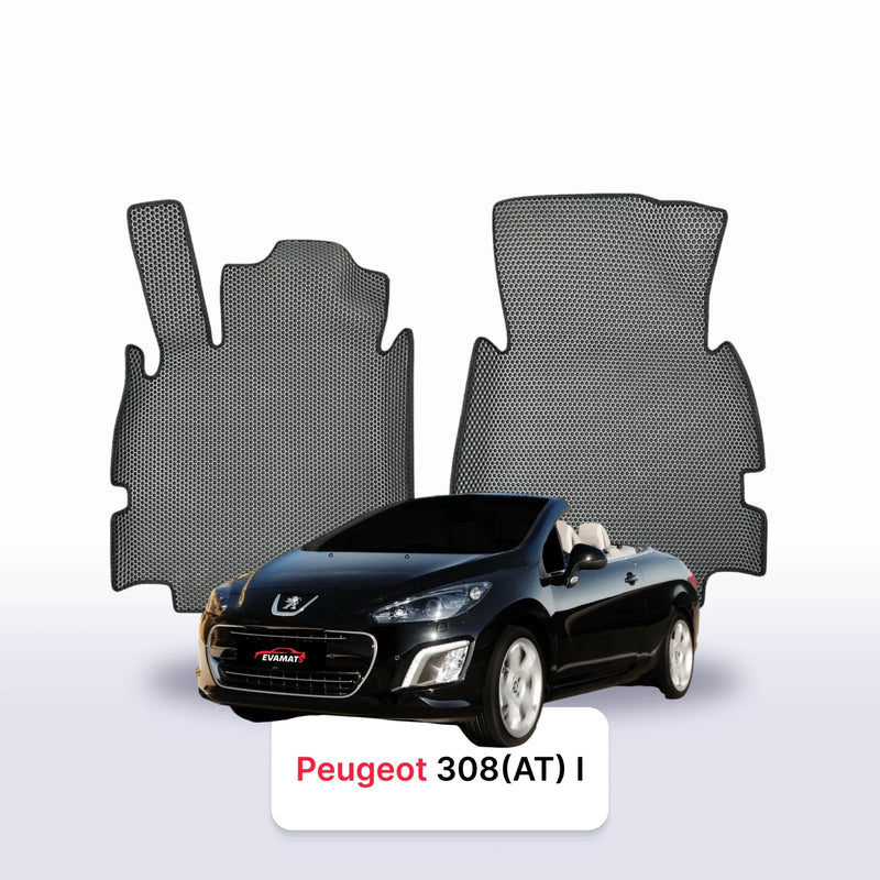 Car mats EVA for Peugeot 308(AT) 1 gen 2007-2015 year CABRIO