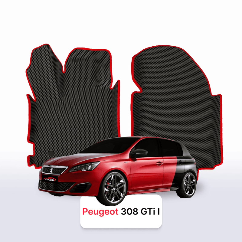 Car mats EVA for Peugeot 308 GTi 1 gen 2015-2021 year HATCHBACK 5 door