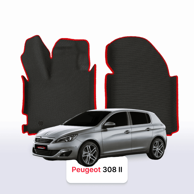Car mats EVA for Peugeot 308(MT) 2 gen 2013-2021 year HATCHBACK 5 door