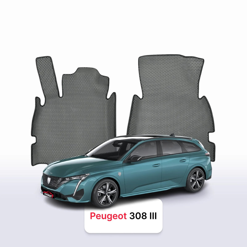 Car mats EVA for Peugeot 308(MT) 3 gen 2021-2028 year STATION WAGON