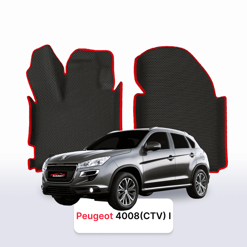 Car mats EVA for Peugeot 4008(CTV) 1 gen 2012-2017 year SUV