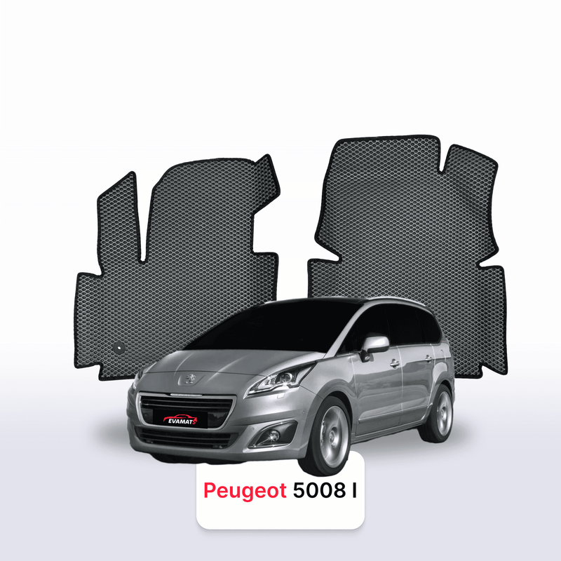 Car mats EVA for Peugeot 5008(MT) 1 gen 2009-2016 year MINIVAN